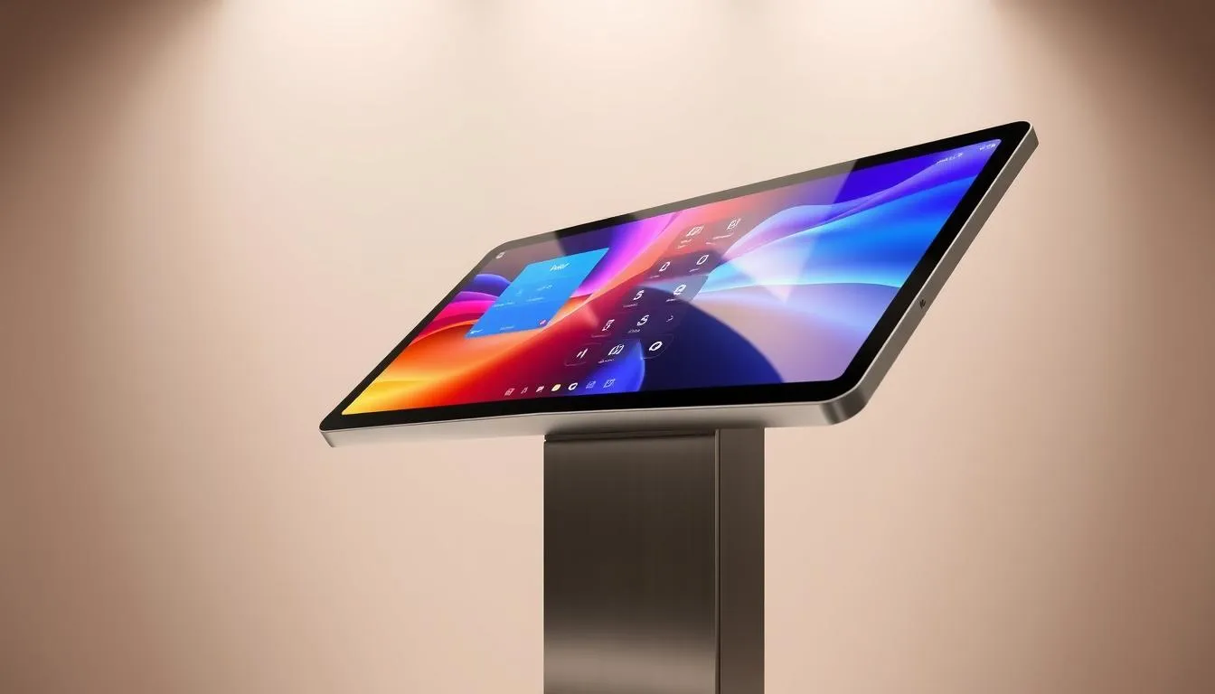touchscreen console